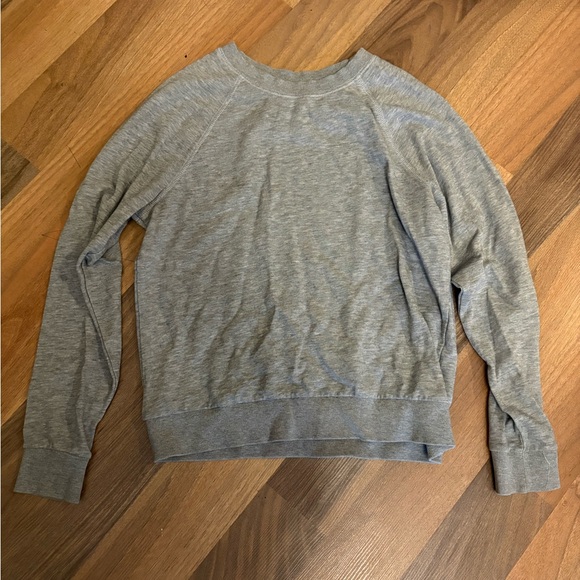Divided Gray Long Sleeve Top - Picture 1 of 2